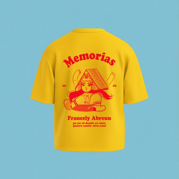 T-SHIRT MEMORIAS AMARILLA